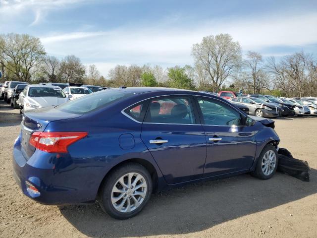 3N1AB7AP0KY364269 - 2019 NISSAN SENTRA S BLUE photo 3