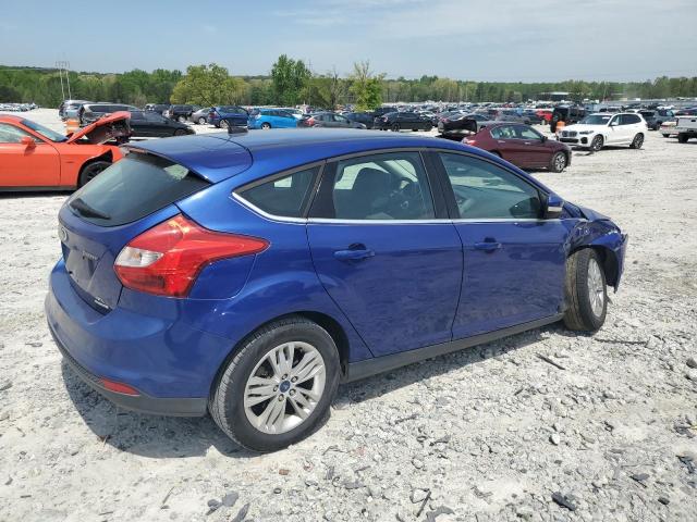 1FAHP3M29CL402474 - 2012 FORD FOCUS SEL BLUE photo 3