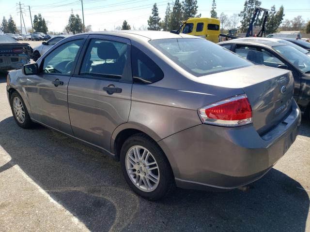 1FAHP35N39W148891 - 2009 FORD FOCUS SE GRAY photo 2