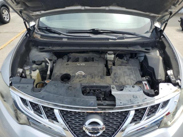 JN8AZ1MW0CW216032 - 2012 NISSAN MURANO S SILVER photo 12