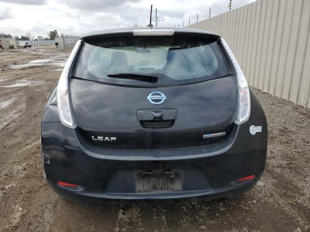 1N4AZ0CP0FC309077 - 2015 NISSAN LEAF S BLACK photo 6