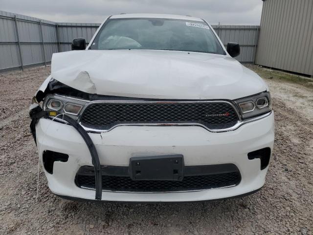 1C4RDHAGXPC635371 - 2023 DODGE DURANGO SXT WHITE photo 5