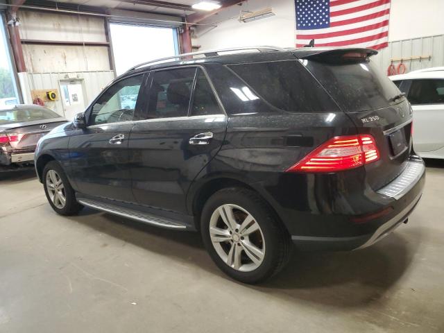 4JGDA5HB5FA589370 - 2015 MERCEDES-BENZ ML 350 4MATIC BLACK photo 2