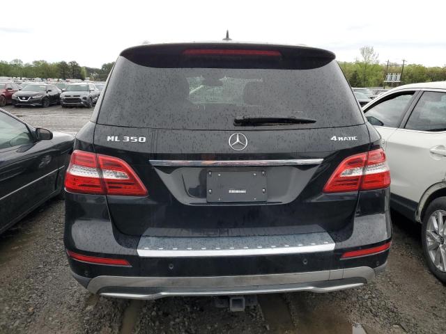 4JGDA5HB5FA589370 - 2015 MERCEDES-BENZ ML 350 4MATIC BLACK photo 6