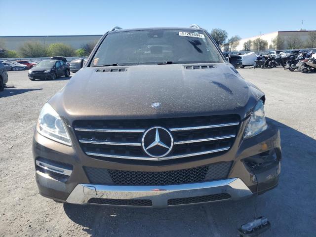 4JGDA5HB3CA017029 - 2012 MERCEDES-BENZ ML 350 4MATIC GRAY photo 5