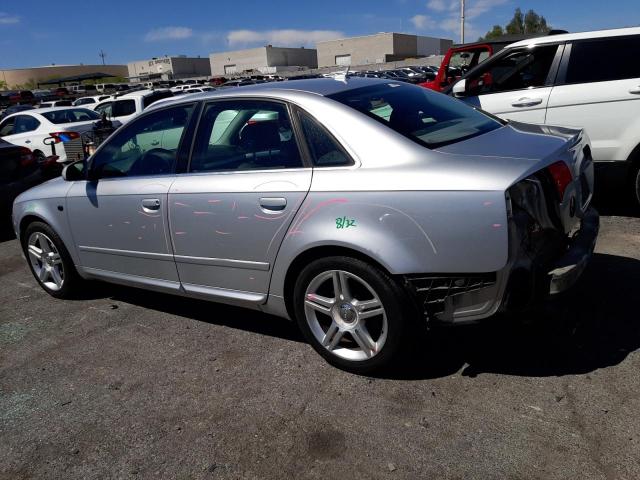 WAUAF78EX8A094662 - 2008 AUDI A4 2.0T SILVER photo 2