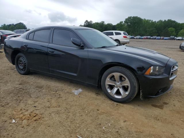 2C3CDXBG0DH550129 - 2013 DODGE CHARGER SE BLACK photo 4