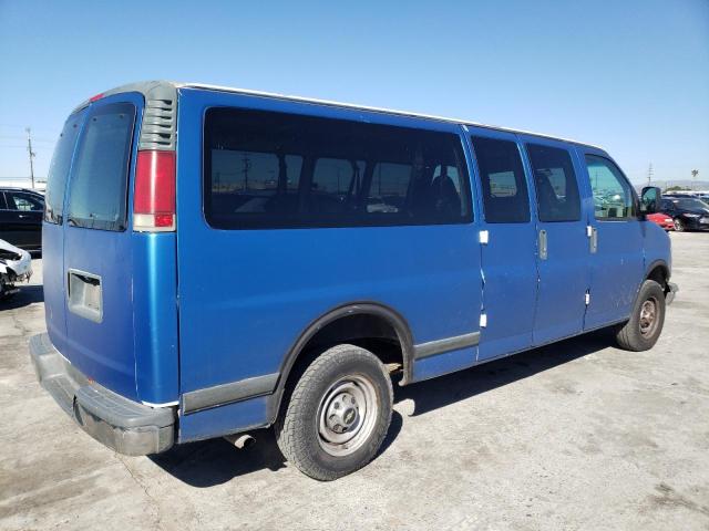 1GAHG39R911141736 - 2001 CHEVROLET EXPRESS G3 BLUE photo 3