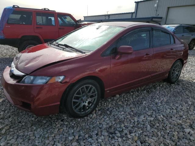 2HGFA16609H325766 - 2009 HONDA CIVIC LX-S Rot Foto 1