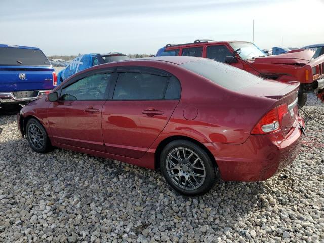 2HGFA16609H325766 - 2009 HONDA CIVIC LX-S Rot Foto 2