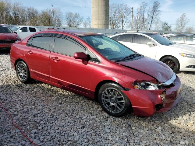 2HGFA16609H325766 - 2009 HONDA CIVIC LX-S Rot Foto 4
