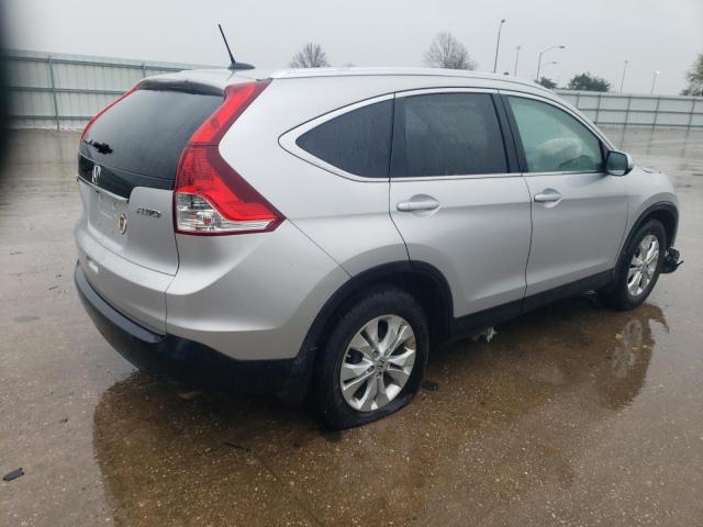 5J6RM4H71CL015429 - 2012 HONDA CR-V EXL GRAY photo 3