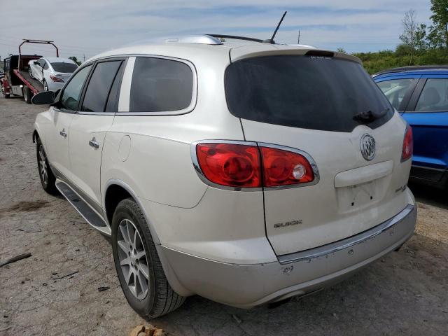 5GAKRBED2BJ233494 - 2011 BUICK ENCLAVE CXL WHITE photo 2