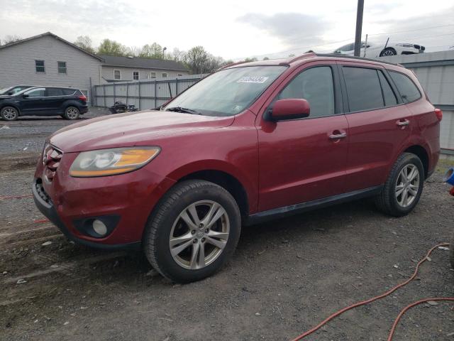 5XYZKDAG1BG058684 - 2011 HYUNDAI SANTA FE LIMITED RED photo 1