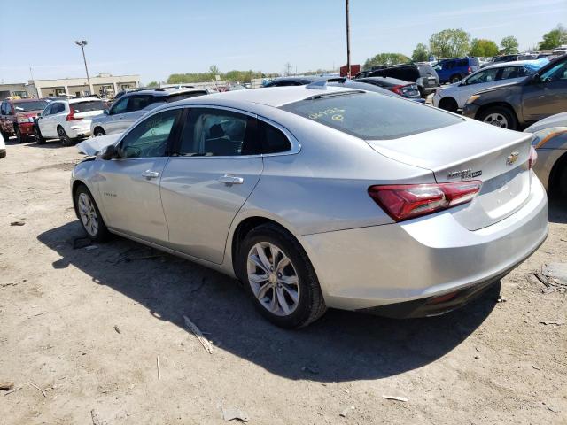 1G1ZD5ST9MF067126 - 2021 CHEVROLET MALIBU LT SILVER photo 2