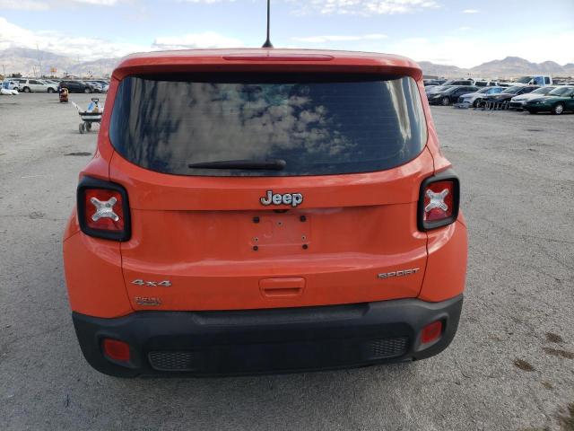 ZACNJBAB0KPK38312 - 2019 JEEP RENEGADE SPORT ORANGE photo 6