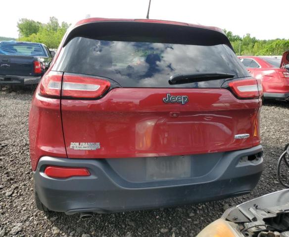 1C4PJLCB6FW546933 - 2015 JEEP CHEROKEE LATITUDE RED photo 6