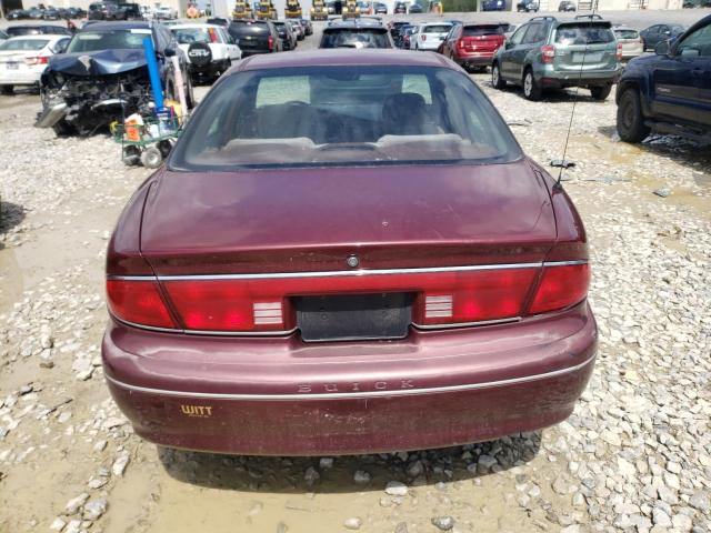 2G4WS52M5V1410060 - 1997 BUICK CENTURY CUSTOM MAROON photo 6