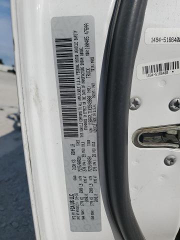 1C6RR7LT1KS549880 - 2019 RAM 1500 CLASS SLT თეთრი ფოტო 12