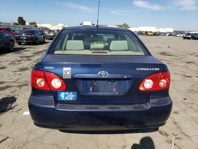 JTDBR32E450055177 - 2005 TOYOTA COROLLA CE BLUE photo 6