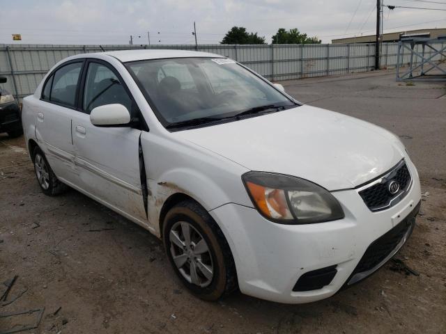 KNADH4A34B6948456 - 2011 KIA RIO BASE WHITE photo 1