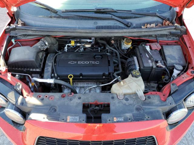 1G1JC5SH3E4198187 - 2014 CHEVROLET SONIC LT RED photo 11