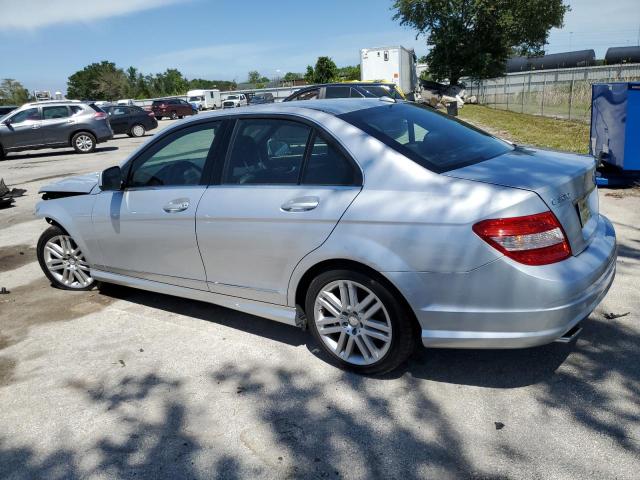 WDDGF54XX9R075840 - 2009 MERCEDES-BENZ C 300 SILVER photo 2