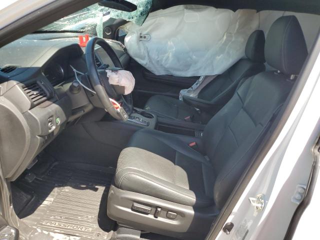 5FNYF7H55MB008113 - 2021 HONDA PASSPORT EXL WHITE photo 7