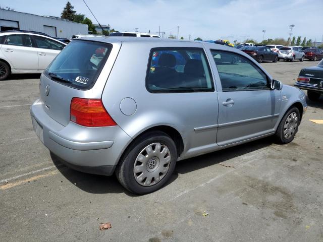 WVWBT21J21W056135 - 2001 VOLKSWAGEN GOLF GL SILVER photo 3