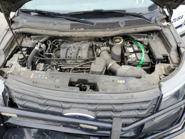 1FM5K8AR7HGB40914 - 2017 FORD EXPLORER POLICE INTERCEPTOR შავი ფოტო 12