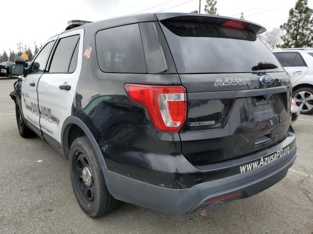1FM5K8AR7HGB40914 - 2017 FORD EXPLORER POLICE INTERCEPTOR შავი ფოტო 2