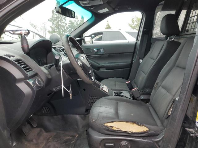 1FM5K8AR7HGB40914 - 2017 FORD EXPLORER POLICE INTERCEPTOR შავი ფოტო 7