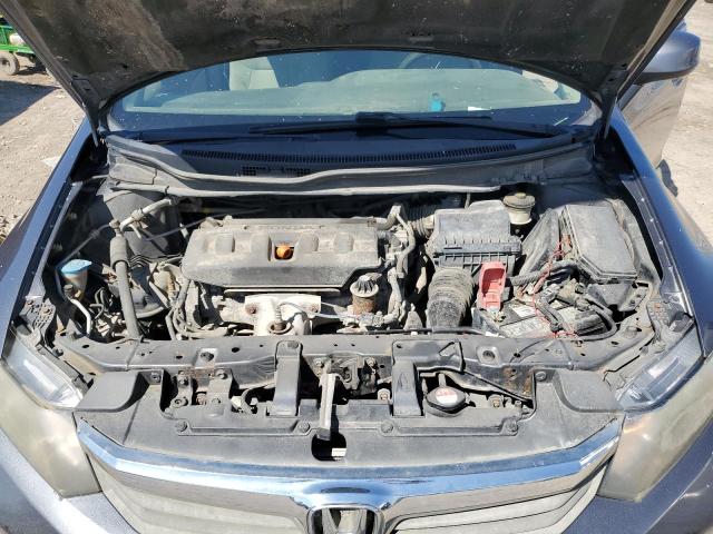 19XFB2F59CE089646 - 2012 HONDA CIVIC LX GRAY photo 11