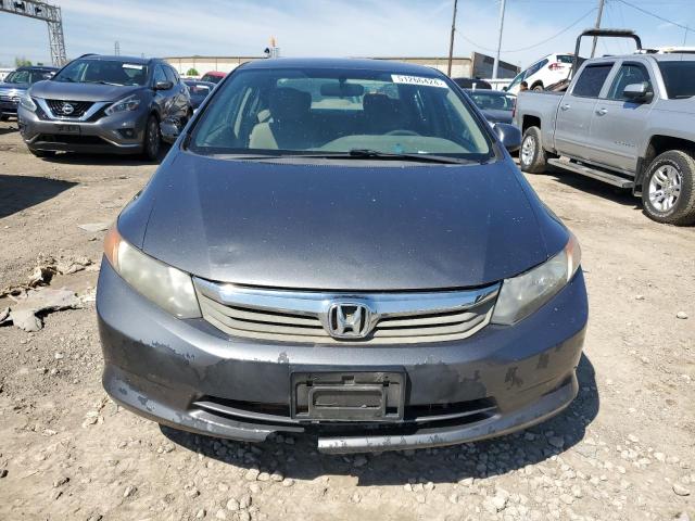 19XFB2F59CE089646 - 2012 HONDA CIVIC LX GRAY photo 5