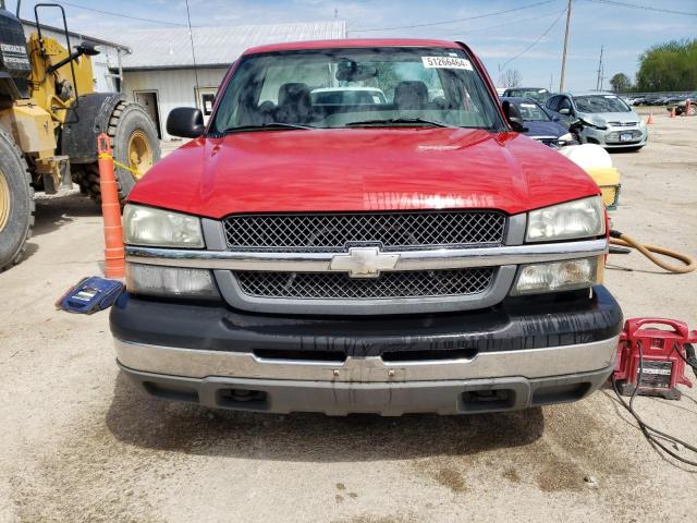 1GCEC14X44Z215828 - 2004 CHEVROLET SILVERADO C1500 RED photo 5