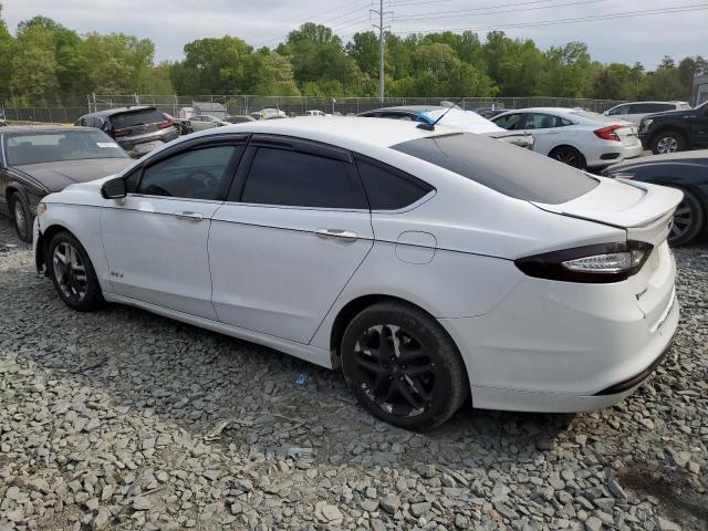 3FA6P0HD5ER220986 - 2014 FORD FUSION SE WHITE photo 2