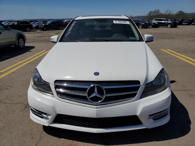 WDDGF8AB5EA952866 - 2014 MERCEDES-BENZ C 300 4MATIC WHITE photo 5