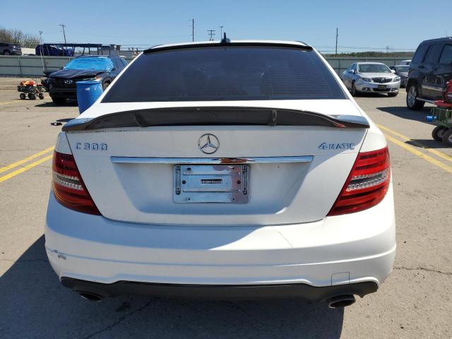 WDDGF8AB5EA952866 - 2014 MERCEDES-BENZ C 300 4MATIC WHITE photo 6