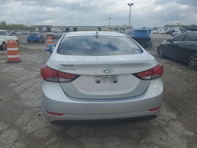 KMHDH4AE8EU038891 - 2014 HYUNDAI ELANTRA SE SILVER photo 6