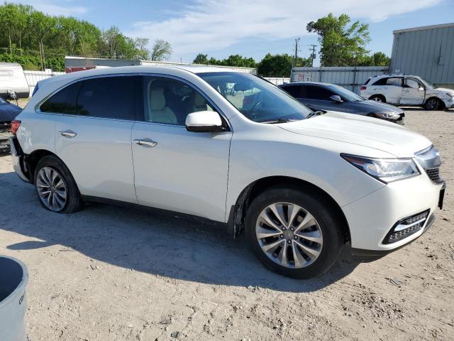 5FRYD4H44FB024199 - 2015 ACURA MDX TECHNOLOGY WHITE photo 4