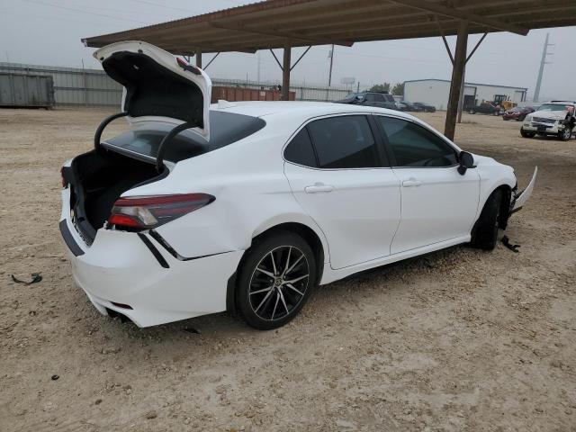 4T1G11AKXPU822644 - 2023 TOYOTA CAMRY SE NIGHT SHADE WHITE photo 3