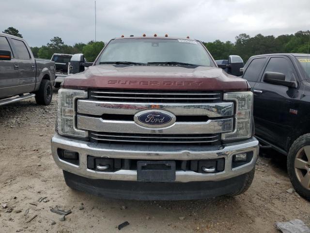 1FT7W2BT4HEB45072 - 2017 FORD F250 SUPER DUTY BURGUNDY photo 5