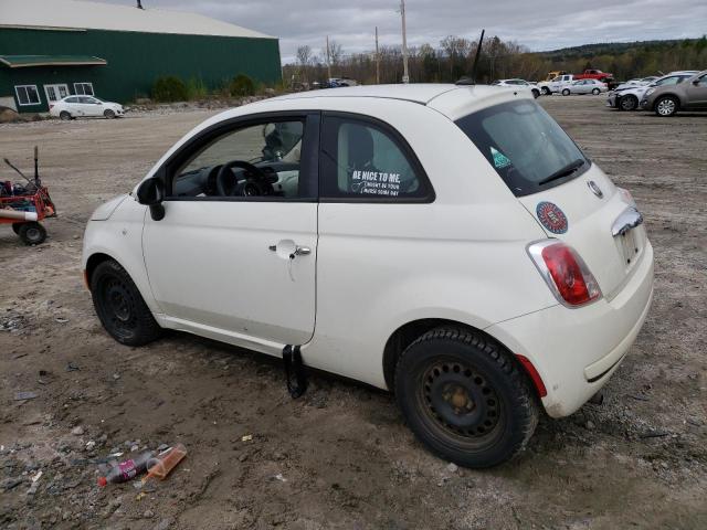 3C3CFFAR9CT103036 - 2012 FIAT 500 POP WHITE photo 2