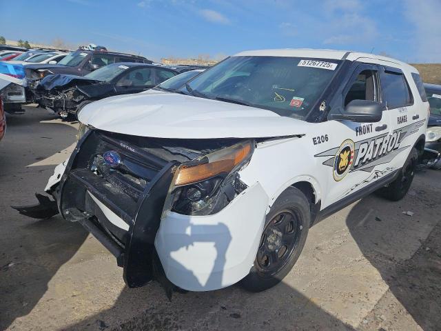 1FM5K8AR7DGA34036 - 2013 FORD EXPLORER POLICE INTERCEPTOR WHITE photo 1