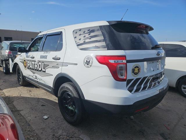 1FM5K8AR7DGA34036 - 2013 FORD EXPLORER POLICE INTERCEPTOR WHITE photo 2