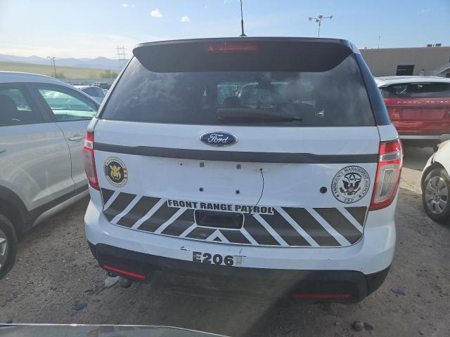 1FM5K8AR7DGA34036 - 2013 FORD EXPLORER POLICE INTERCEPTOR WHITE photo 6