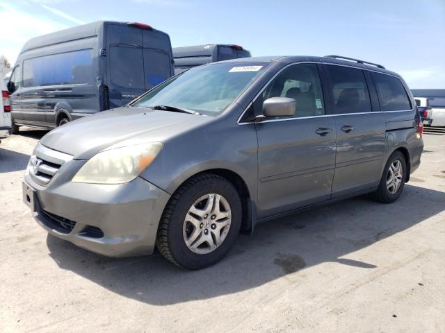 5FNRL38437B438157 - 2007 HONDA ODYSSEY EX GRAY photo 1