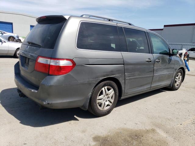 5FNRL38437B438157 - 2007 HONDA ODYSSEY EX GRAY photo 3