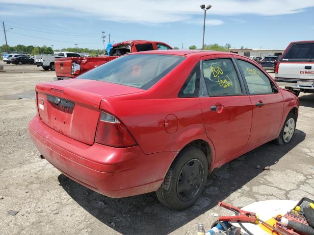 1FAFP34N97W202412 - 2007 FORD FOCUS ZX4 RED photo 3