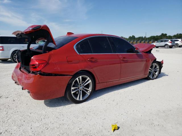 WBA8B9G32HNU53758 - 2017 BMW 330 I RED photo 3